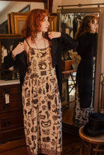 Load image into Gallery viewer, Curiosities Bohéme Maxi Slip Dress w/ whimiscal print