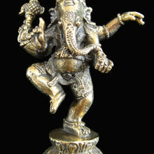 Load image into Gallery viewer, Brass Deity Statuette -Dancing Ganesh, Large