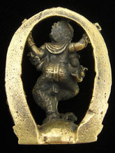 Load image into Gallery viewer, Brass Deity Statuette -Small- Dancing Ganesh