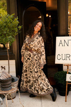Load image into Gallery viewer, Curiosities Bohéme Maxi Slip Dress w/ whimiscal print
