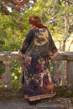 Load image into Gallery viewer, The Messenger Opera Duster Robe w/ Joan of Arc & Florals