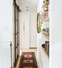 Load image into Gallery viewer, Sideways to the Moon Hammered Brass Garland/Wall Hanging