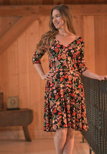 Load image into Gallery viewer, Marilyn 3/4 Sleeve Dress, Print 1885