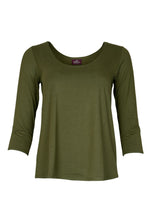 Load image into Gallery viewer, 3/4 Sleeve Cora Tee, Solid, Multiple Colors