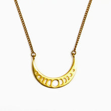Load image into Gallery viewer, Moon Phase Necklace, 2 Colors