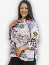 Load image into Gallery viewer, Floral Shibori Blouse
