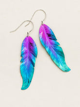 Load image into Gallery viewer, Free Spirit Feather Earrings, Multiple Colors
