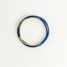 Load image into Gallery viewer, Leather and Metal Bar Bangle, Multiple Colors