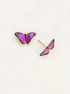 Petite Bella Butterfly Post Earrings, Multiple Colors