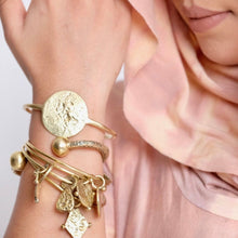 Load image into Gallery viewer, Sahara Dot Charm Bangle