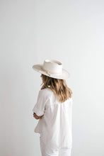 Load image into Gallery viewer, Bre Straw Pork Pie - Ivory