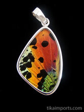 Load image into Gallery viewer, Medium Sunset Butterfly Shimmerwing Pendant