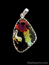 Load image into Gallery viewer, Medium Sunset Butterfly Shimmerwing Pendant
