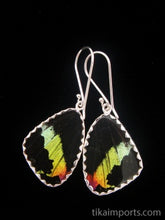 Load image into Gallery viewer, Extra-Small Sunset Butterfly Shimmerwing Earrings