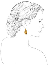 Load image into Gallery viewer, Golden Bird Earrings

