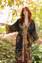 Load image into Gallery viewer, The Messenger Opera Duster Robe w/ Joan of Arc &amp; Florals
