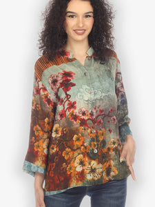 Joy Bloom Border Blouse