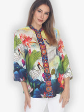 Load image into Gallery viewer, White Crane Fall Blouse
