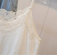 Load image into Gallery viewer, Lace Embroidered Tank Top
