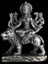 Load image into Gallery viewer, Brass Deity Statuette - Medium -Durga
