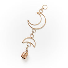 Load image into Gallery viewer, Indukala Small Moon Phase Bell Wind Chime - Handmade
