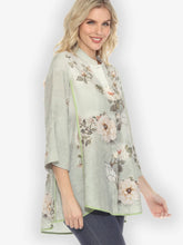 Load image into Gallery viewer, Baby White Peony Tummy Tuck Blouse
