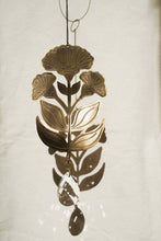 Load image into Gallery viewer, Surya Floral Engraved Brass Suncatcher
