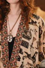 Load image into Gallery viewer, Curiosities Pixie Duster Crop Kimono w/ whimsical print
