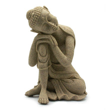 Load image into Gallery viewer, Sandstone Resting Buddha
