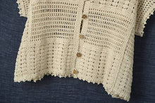 Load image into Gallery viewer, Cotton Crochet Shrug Cardigan
