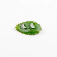 Cresent Moon Post Earrings