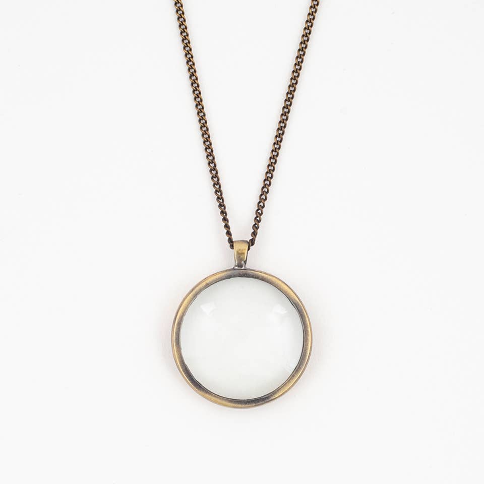 Bronze Monocle Necklace