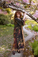Load image into Gallery viewer, The Messenger Opera Duster Robe w/ Joan of Arc &amp; Florals
