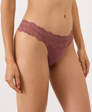 Load image into Gallery viewer, Women's Lace Waist Thong, 2 Colors

