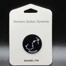 Load image into Gallery viewer, Western Zodiac Pins, 12 options
