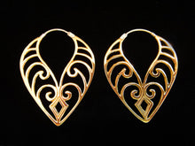 Load image into Gallery viewer, "Cora" Brass Earrings
