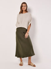 Load image into Gallery viewer, Satin Bias Cut Maxi Skirt
