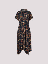 Load image into Gallery viewer, Floral Magic Hanky Hem Midi Dress
