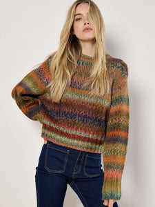 Chunky Knit Multi Stripe Jumper
