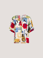 Load image into Gallery viewer, Colorful Sun Sketch Print Top
