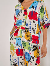 Load image into Gallery viewer, Colorful Sun Sketch Print Culottes
