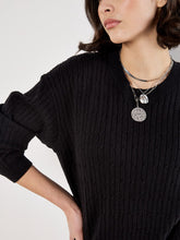 Load image into Gallery viewer, Fine Gauge Cable Batwing Jumper
