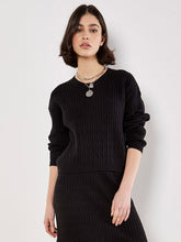 Load image into Gallery viewer, Fine Gauge Cable Batwing Jumper
