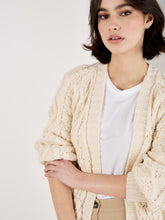 Load image into Gallery viewer, Chunky Cable Knit Longline Cardigan
