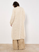 Load image into Gallery viewer, Chunky Cable Knit Longline Cardigan
