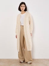 Load image into Gallery viewer, Chunky Cable Knit Longline Cardigan

