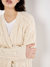Load image into Gallery viewer, Chunky Cable Knit Longline Cardigan
