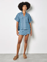 Load image into Gallery viewer, Lightweight Denim Blouse
