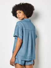 Load image into Gallery viewer, Lightweight Denim Blouse
