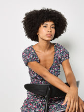 Load image into Gallery viewer, Ditsy Floral Midi Milkmaid Dress
